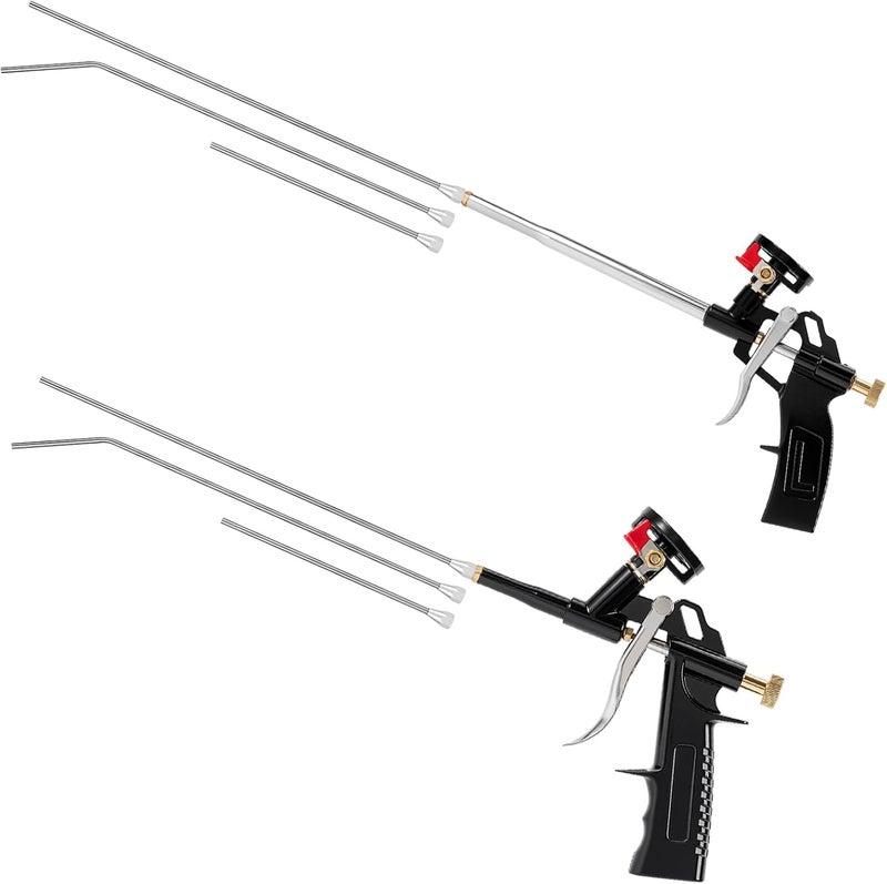 GDUSMCN Professional Spray Foam Gun Extension Kit, 13.8 inch Stainless Steel Nozzles, which is used for filling and sealing, sound insulation and noise elimination, Sealing seams, etc - Image 4